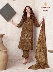 Suryajyoti trendy cotton vol 73 wholesale cotton dress materials in hyderabad